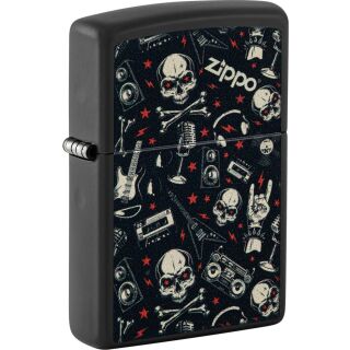 Zippo Grunt Pattern with Skulls 60007008