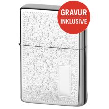 Angel Benzin Feuerzeug Venetian chrom inkl. Gravur