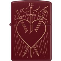 ZIPPO Merlot Heart Swords 60007475