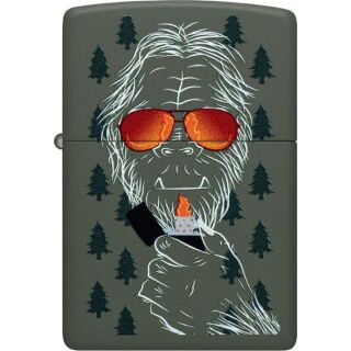 ZIPPO Green matte Color Old Man Zippo 60007478