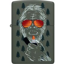 ZIPPO Green matte Color Old Man Zippo 60007478