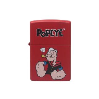 Zippo Popeye red matt Druck