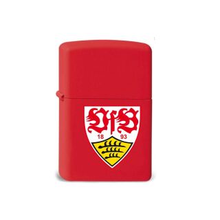 Zippo VfB Stuttgart rot matt