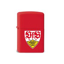 Zippo VfB Stuttgart rot matt