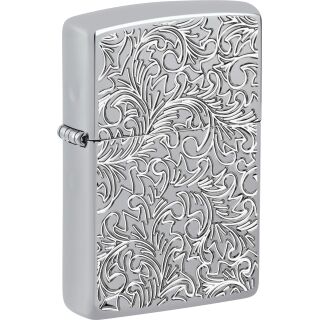 ZIPPO Armor Case chrom poliert Deep Carved Pattern