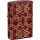 ZIPPO Merlot gelasert Grid Pattern