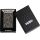ZIPPO Ebony High Polished Black gelasert Filigree