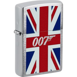 ZIPPO chrom gebürstet color James Bond 007 UK Flag 60007546