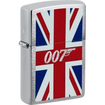 ZIPPO chrom gebürstet color James Bond 007 UK Flag...