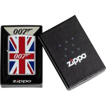 ZIPPO chrom gebürstet color James Bond 007 UK Flag 60007546