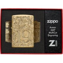 ZIPPO Armor Case Tumbl.Br.Deep Carved 1932 Filigree 60007526