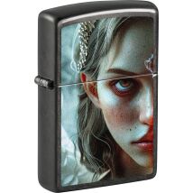 ZIPPO Grey color Angel Devil 60007514