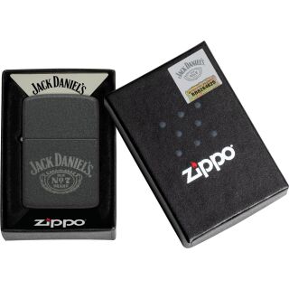 ZIPPO Black Crackle 1941 Replica gel. Jack Daniels 60007530