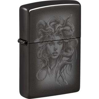 ZIPPO Ebony High Polished Black Medusa 60007580