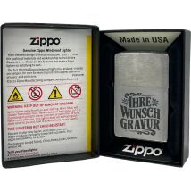 Zippo Chrom mit Wunschgravur