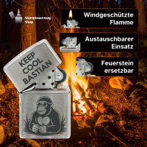 Zippo keep cool Gravur mit Name