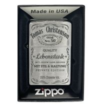 Zippo mit Wunschgravur Whiskey
