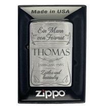 Zippo Feuerzeug „Ein Mann von Format“