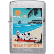 ZIPPO chrom gebürstet color Stormtrooper Beach 60007760