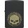 ZIPPO schwarz matt gelasert Harley Davidson Skull