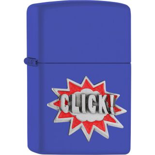 ZIPPO Royal Blue matt Emblem Click 2007121