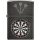 ZIPPO Grey gelasert/Emblem Dartboard Disc 2008202