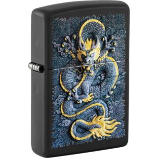 ZIPPO schwarz color Stone Dragon 60007806
