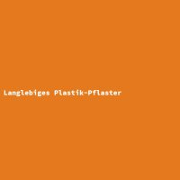 Langlebiges Plastik-Pflaster